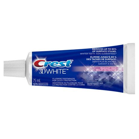 Crest 3D White Radiant Mint Cavity Protection Fluoride Toothpaste ...