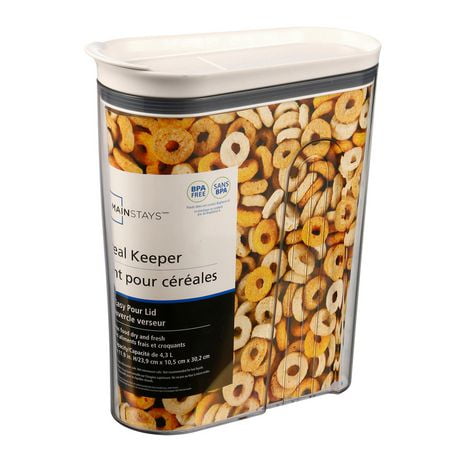 Mainstays Cereal Keeper, 4.3 L, Capacity: 4.3 L