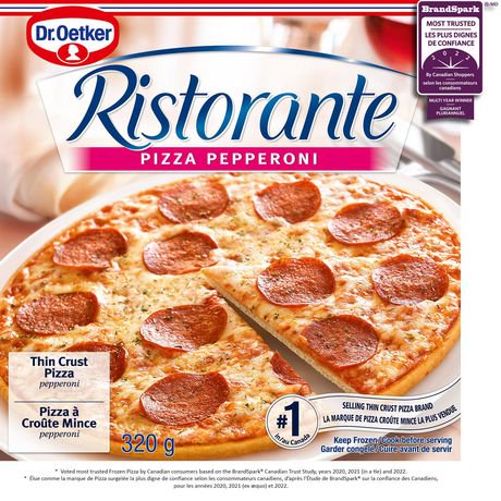 Ristorante Thin Crust Pepperoni Pizza | Walmart.ca
