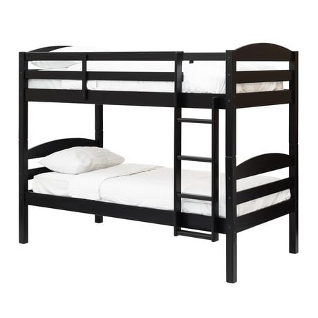 Manor Park Classic Solid Wood Twin Over Twin Bunk Bed | Walmart Canada