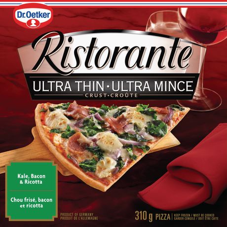 Ristorante Ultra Thin Crust Kale, Bacon And Ricotta Pizza | Walmart Canada