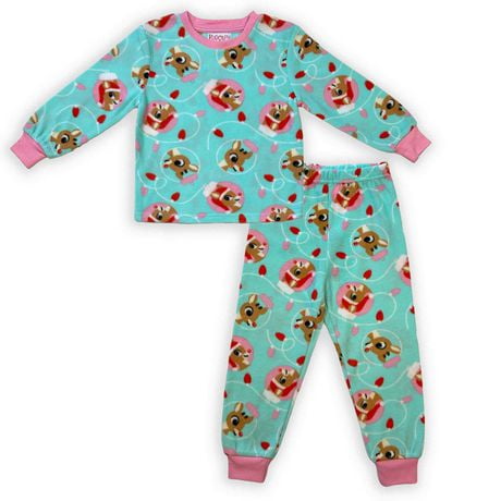 Rudolph, the Red Nosed Reindeer Toddler Girl's 2-piece Pajama Set