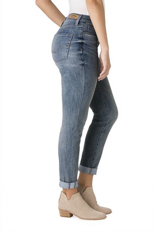 signature levi strauss mid rise slim cuffed