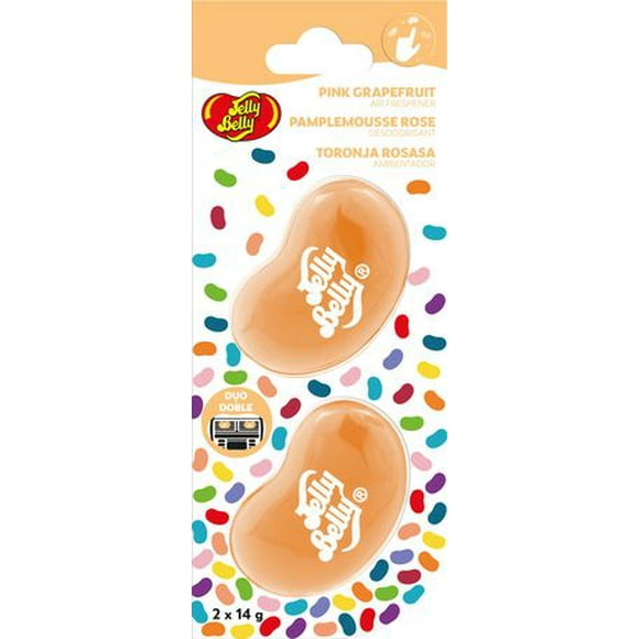 Jelly Belly Air Freshener (Pink Grapefruit Scent, 2 Pack), Jelly Belly Car Air Freshener 2PK