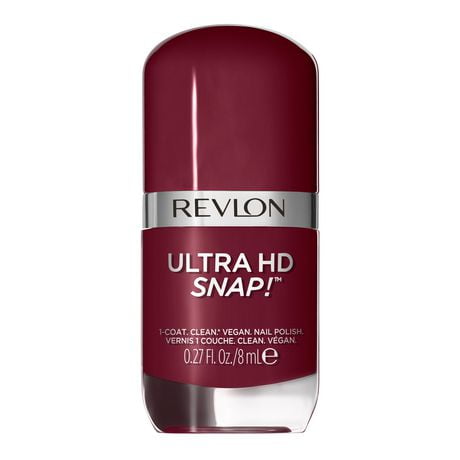 Vernis à ongles Revlon Ultra HD Snap, brillant, végétalien, 8 ml Vernis 1&nbsp;Couche, sans 20&nbsp;ingrédients à éviter