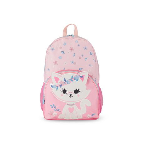 Bondstreet Flower Cat Backpack for back to school - Kids, Designed functionality and style.