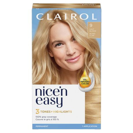 Clairol Nice'n Easy Permanent Hair Dye, 100% Gray Coverage - Walmart.ca