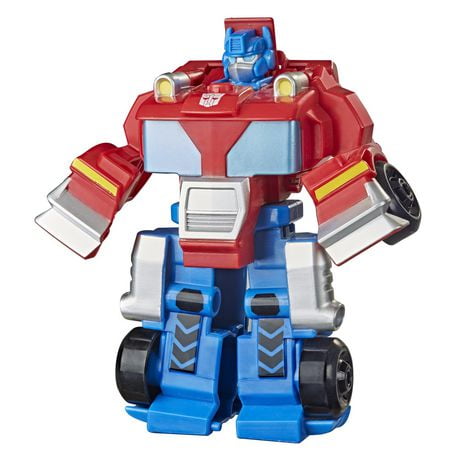 Playskool Heroes Transformers Rescue Bots Academy, figurine convertible Heroes Team Optimus Prime classique de 11 cm, dès 3 ans