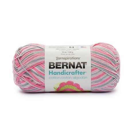 Bernat® Handicrafter® Ombre Yarn, Cotton #4 Medium, 12oz/340g, 573 Yards