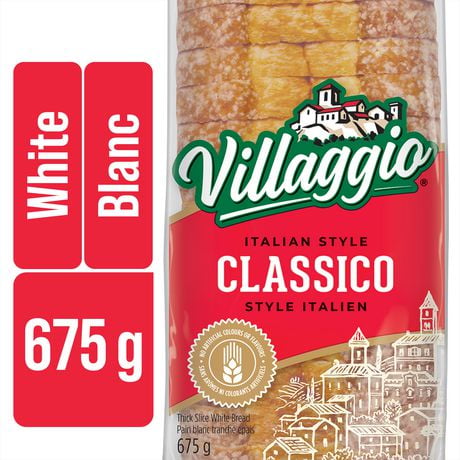 Pain blanc tranché épais de style italien Classico Villaggio® 675g