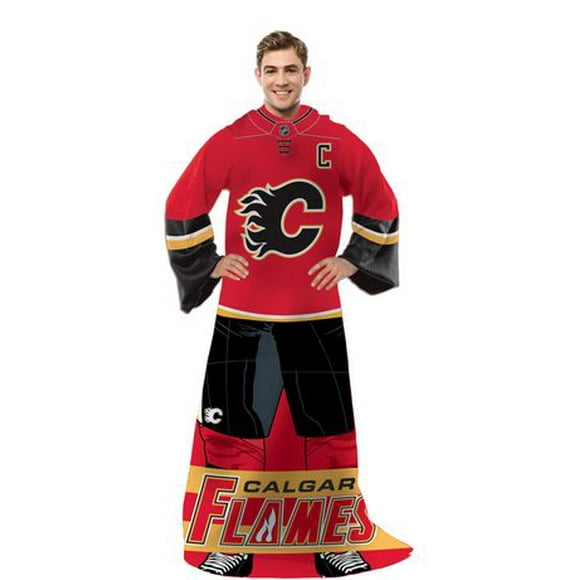 NHL "Uniform" Adult Comfy Throw - Calgary Flames