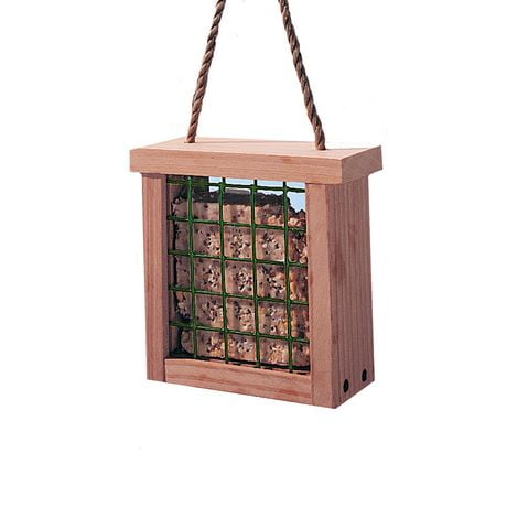 North States Heavy-duty Suet Birdfeeder - Cedar