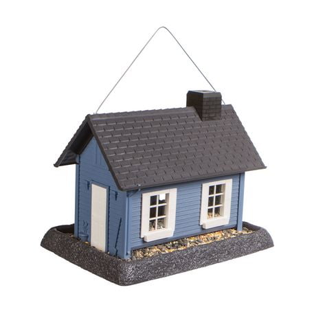 North States Large Cottage Birdfeeder - Blue