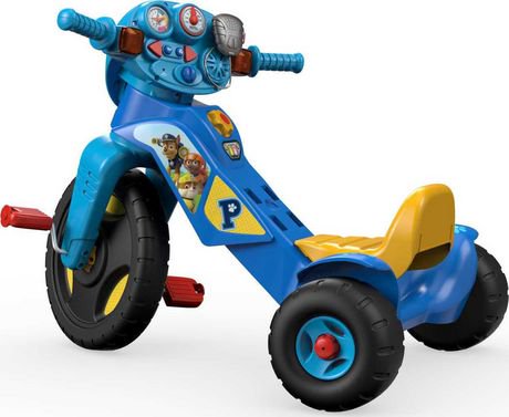 fisher price paw patrol lights and sounds trike