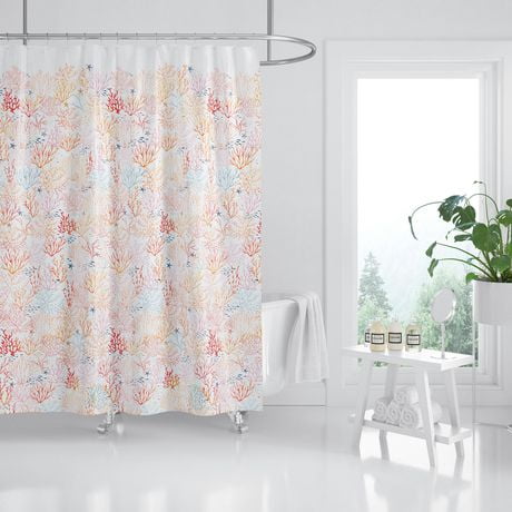 Mainstays Peva Coral Reef Shower Curtain | Walmart Canada