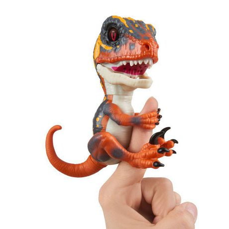 Untamed Raptor By Fingerlings - Blaze (Orange) - Interactive Collectible Dinosaur -...