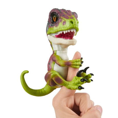 Untamed Raptor By Fingerlings - Stealth (Green) - Interactive Collectible Dinosaur -...