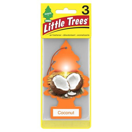 LITTLE TREES air freshener Coconut 3-Pack, LT Coconut 3-Pack