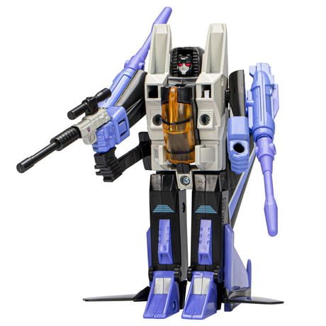 Transformers Generations Retro, Les Transformers : le film, figurine Skywarp G1 de 14 cm, pour filles et garçons, dès 8 ans