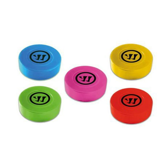 Warrior Street Hockey Pucks - Assorted Colors, 5 available colours