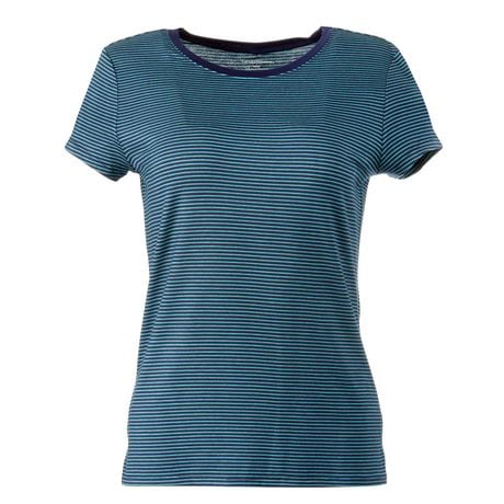 George Women's Striped Crewneck Tee | Walmart Canada