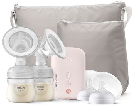 Philips Avent Double Electric Breast Pump with Natural Motion technology, SCF393/62 | Walmart Canada