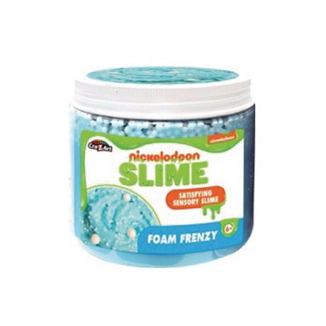 Nickelodeon Foam Frenzy Sensory Slime Jar - Pre-Made Slime