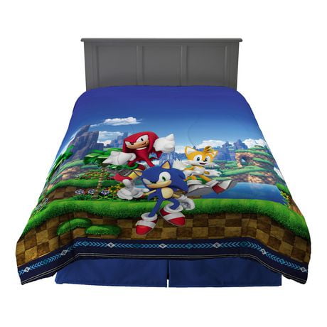 Couette pour lit simple/double Sonic "Speed Freak" Couette pour lit D Sonic