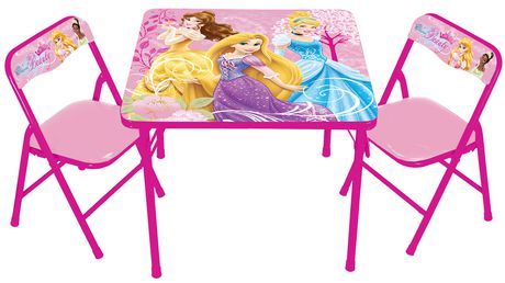 princess folding table and chairs