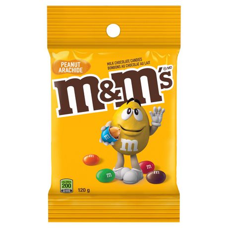 M&M Classic Mix Peg Pack (Milk, Peanut, Peanut Butter) - 109g