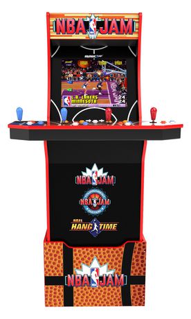 Arcade1UP NBA Jam Arcade Machine with Licensed Riser 