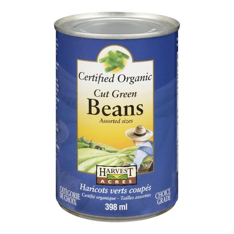 Harvest Acres Organic Green Beans, 398ML - Walmart.ca