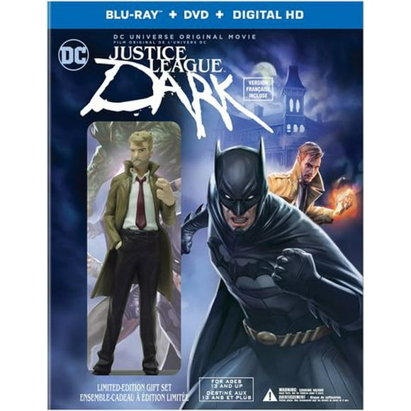 DCU Justice League - Dark (Blu-ray + DVD + HD Numérique + Figurine) (Bilingue)