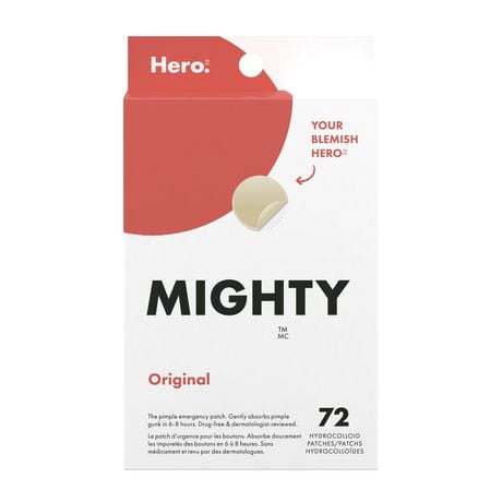 Hero Mighty Patch Original 72ct, The pimple emergency patch.