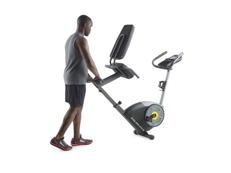 gold's gym cycle trainer 400 ri recumbent exercise bike
