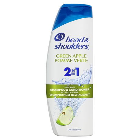 Head & Shoulders Green Apple 2-in-1 Anti-Dandruff Shampoo + Conditioner, 370ML