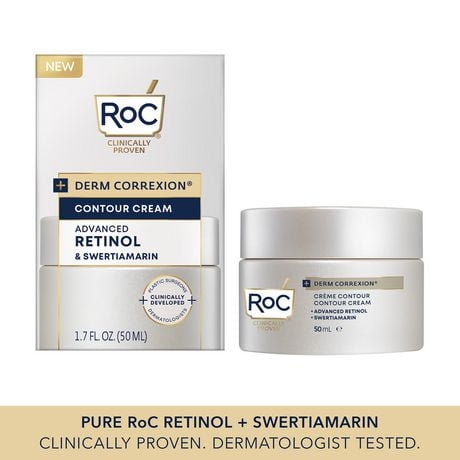 RoC - Derm Correxion®️ - Contour Cream Advance Retinol & Swertiamarin Visibly Firms Face and Neck in 1 Week (50ml), RoC Derm Correxion®?