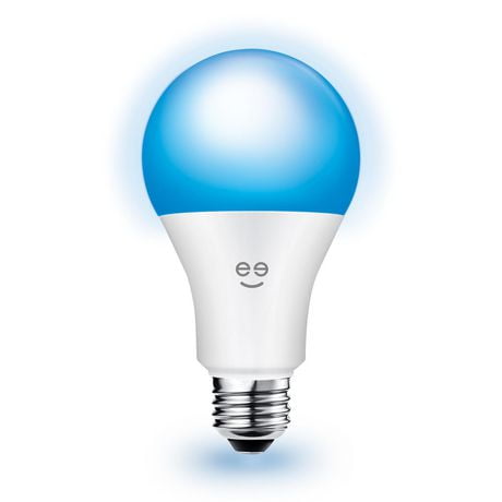 Merkury Smart Wi-Fi LED Bulb Color + White, Smart LED Bulb Color and White