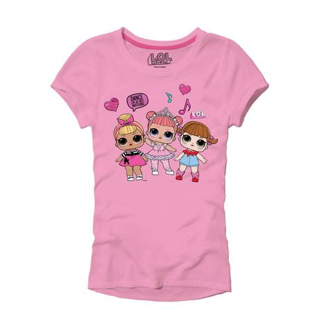 Girls LOL Dance Team Shirt Sleeve Crew Tee | Walmart Canada