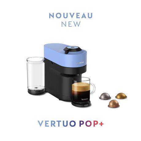 Nespresso Vertuo Pop+ Coffee Machine by De'Longhi, Pacific Blue