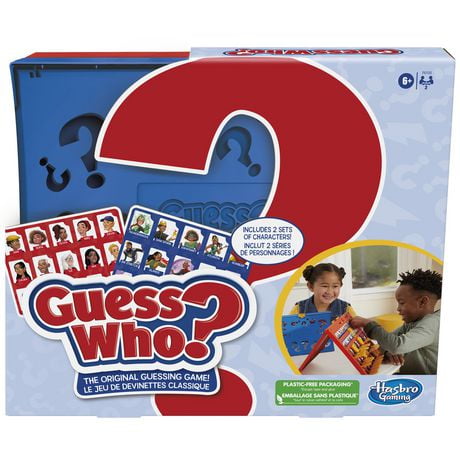 Guess Who? Original Guessing Game, Board Game, Easy to Load Frame, Double-Sided Character Sheet, Ages 6 and up