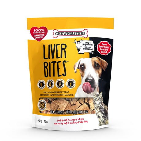 Chewmasters Liver Bites, 454g