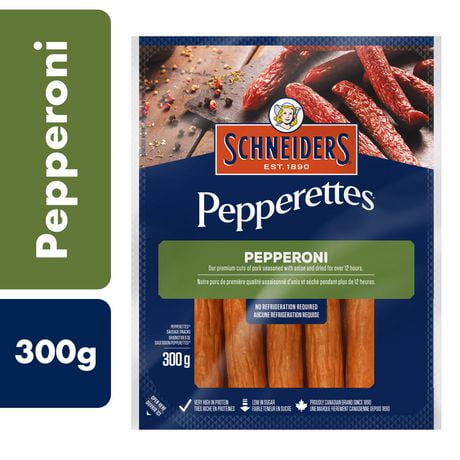 Bâtonnets de saucisson pepperoni Pepperettes Schneiders 300 grammes