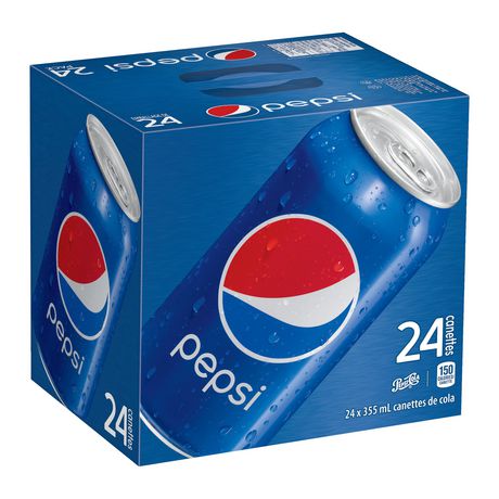 Pepsi, 355mL Cans, 24 Pack | Walmart Canada