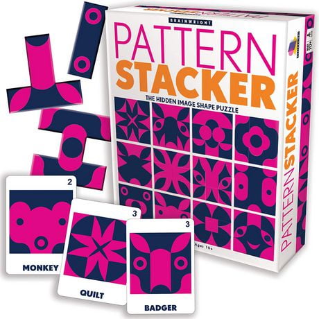 Brainwright Pattern Stacker - The Hidden Image Shape Game (english Only)