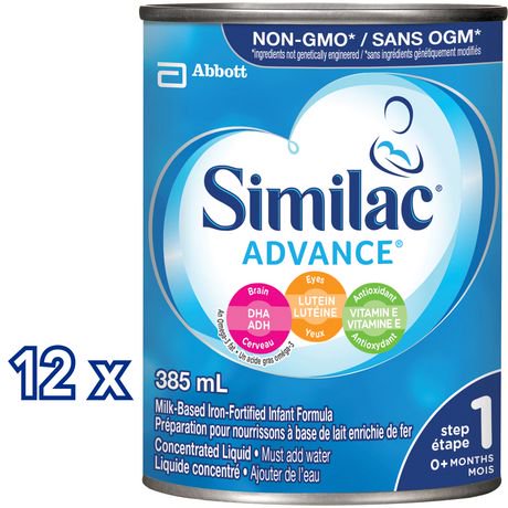 Similac Advance Step 1 Infant Formula, Concentrated Liquid ...