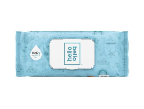 Hello Bello Hypoallergenic Baby Wipes Fragrance Free 1X Resealable Pack ...