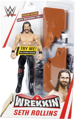 wwe wrekkin seth rollins action figure