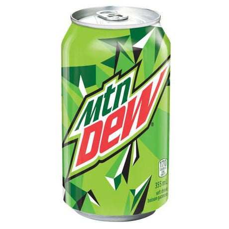 MTN Dew Soft Drink, 355mL Cans, 12 Pack | Walmart Canada