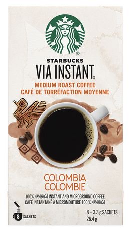 Starbucks® VIA InstantTM Colombia 8ct | Walmart Canada